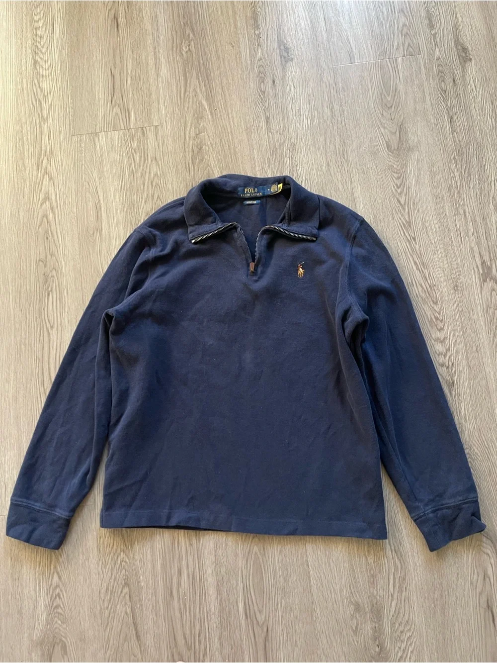 Polo Ralph Lauren estate rob quarter zip sweater